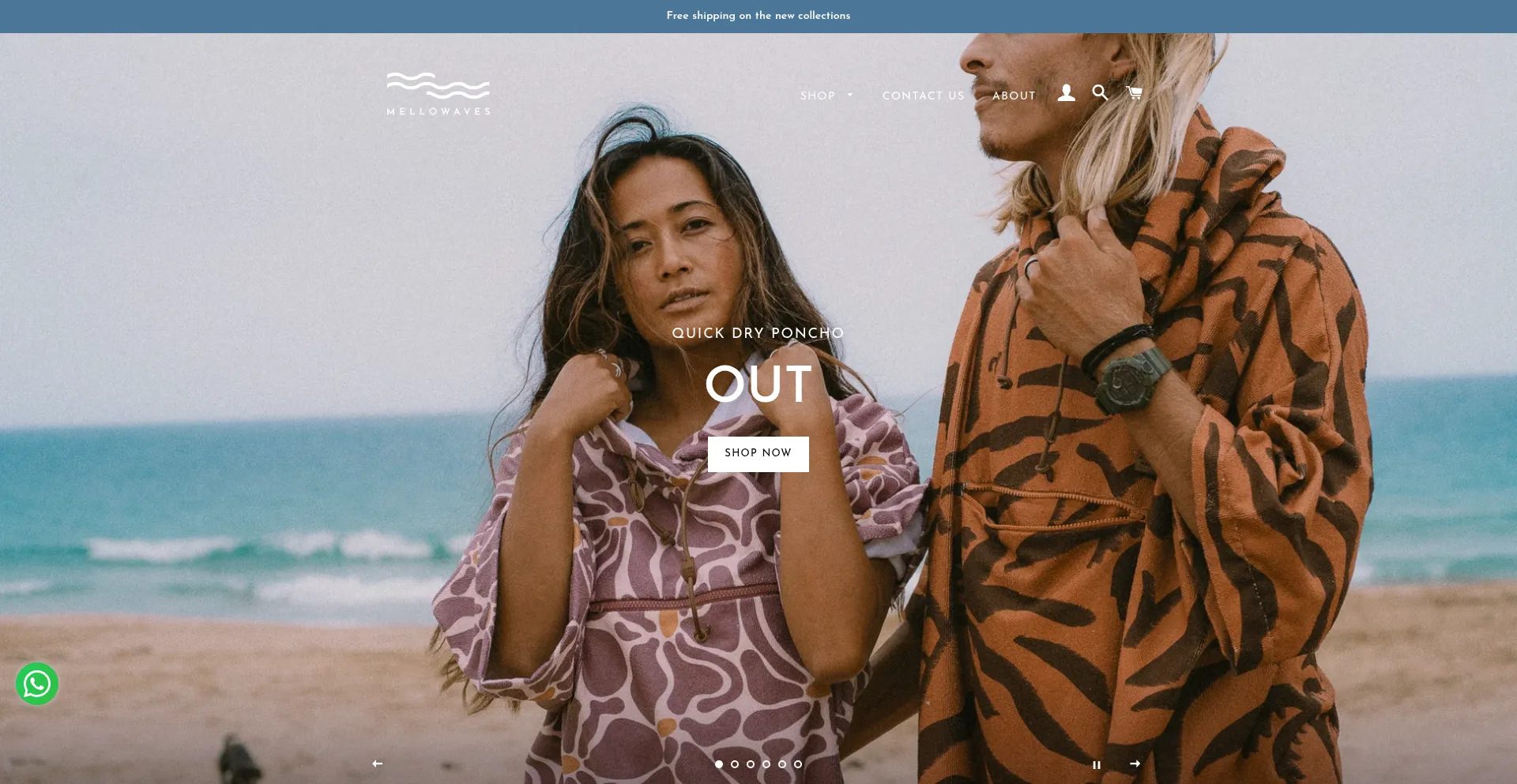 Website screenshot of Mellowaves.it
