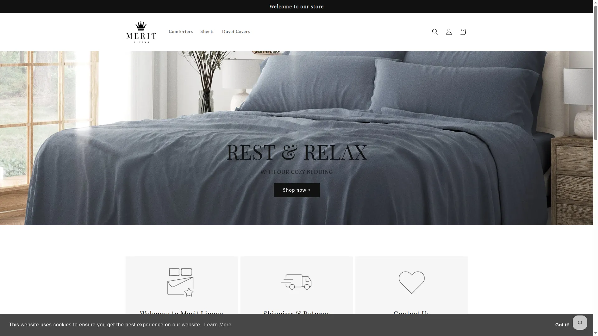 Meritlinens.com