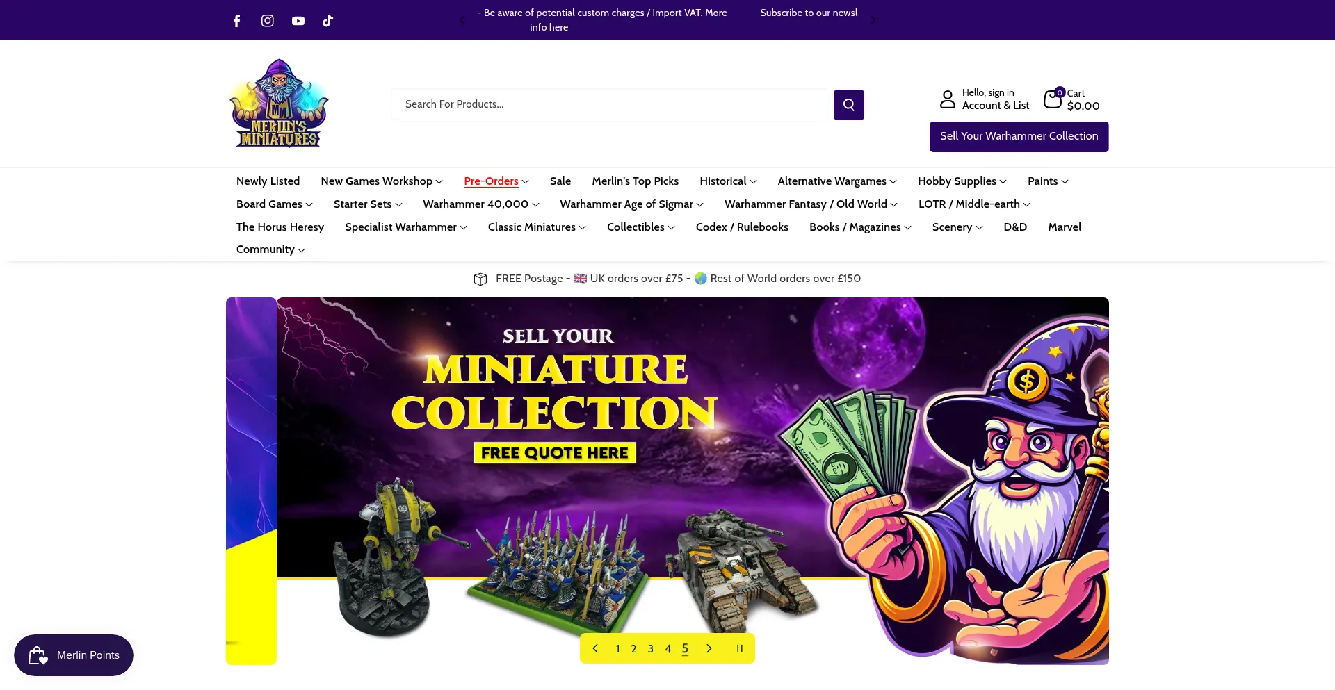 Merlinsminiatures.co.uk