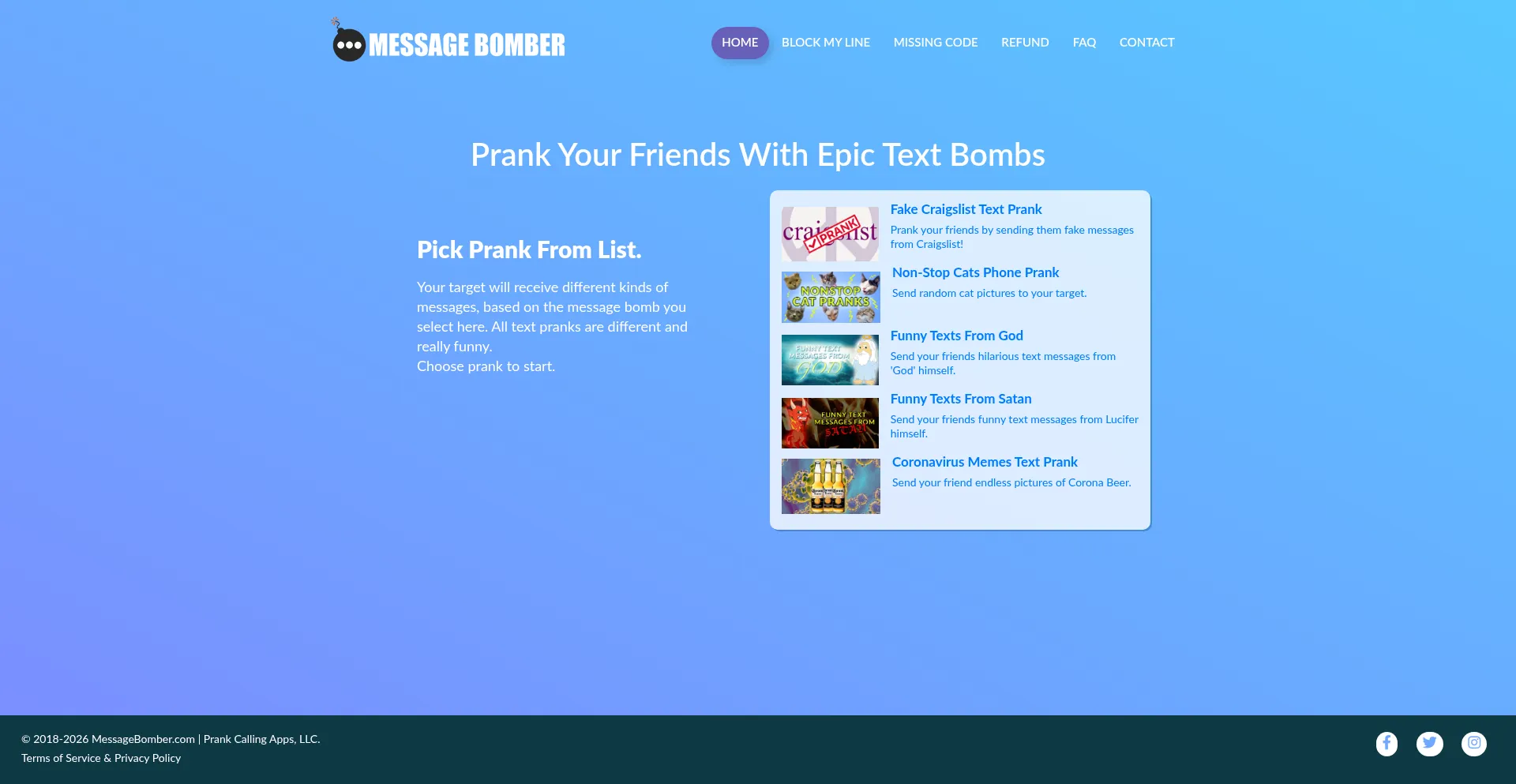 Messagebomber.com