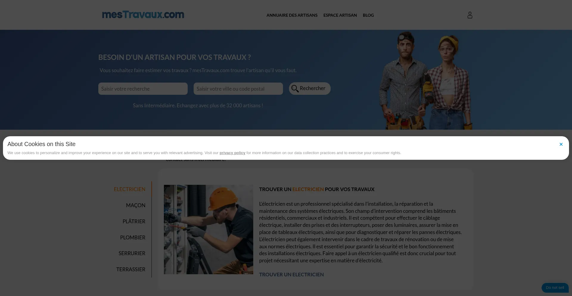 Ist Mestravaux.com sicher und vertrauenswürdig?