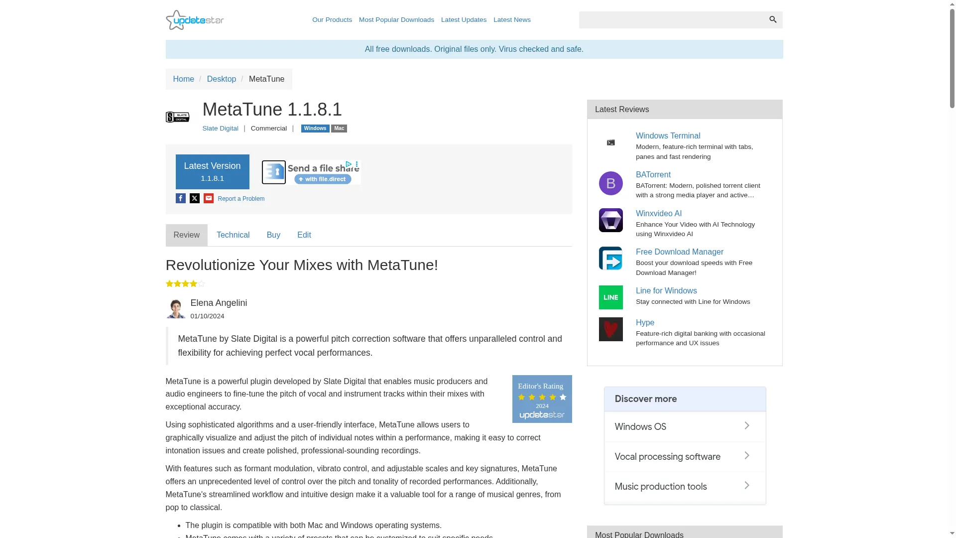 Metatune.updatestar.com