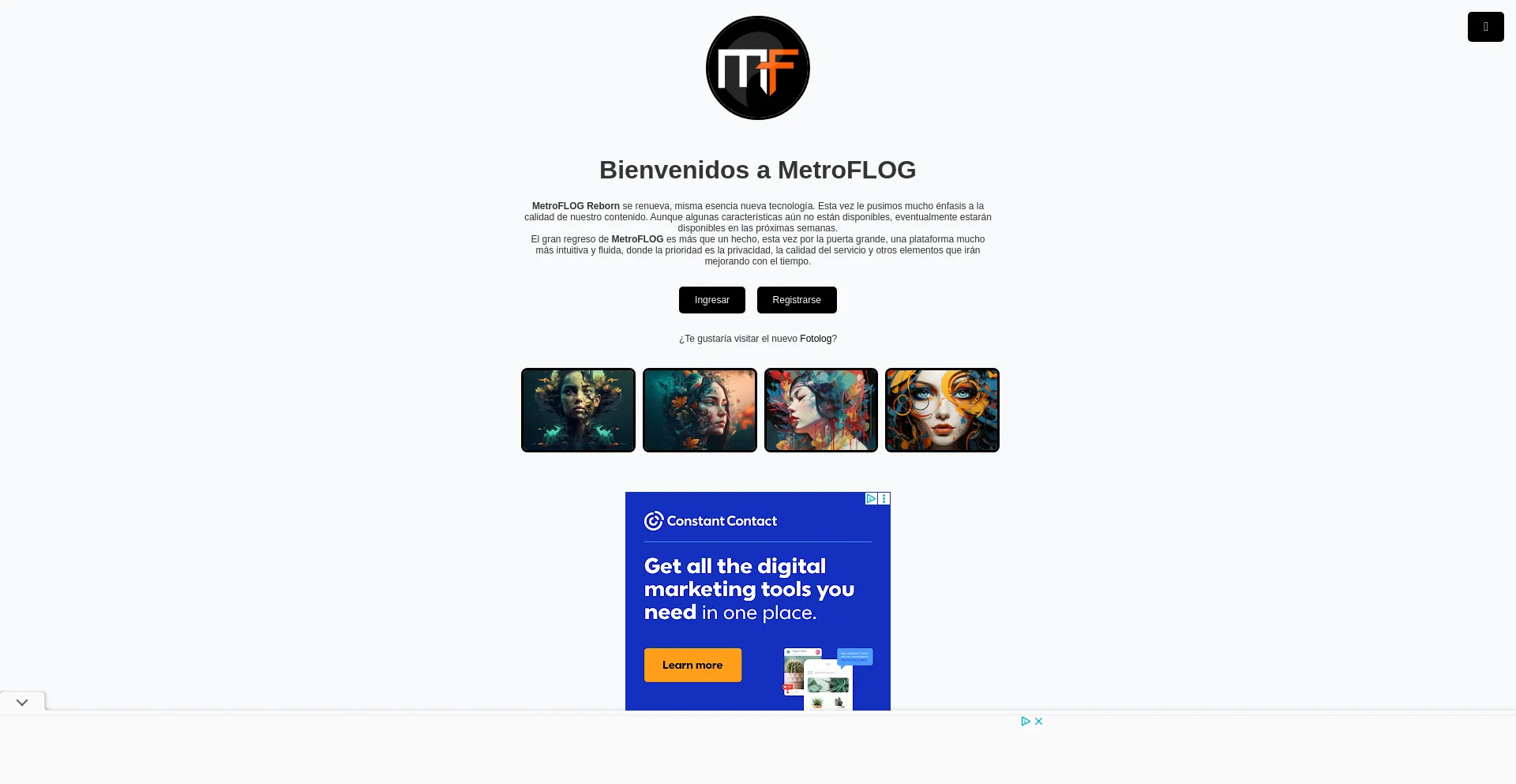 Metroflog.co Screenshot