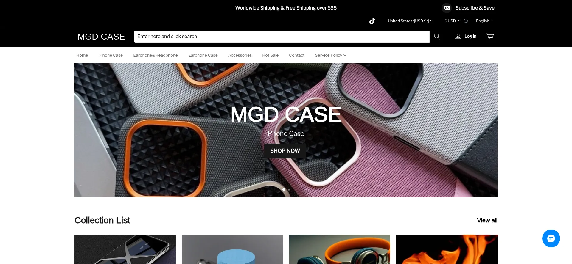 Mgdcase.com Screenshot