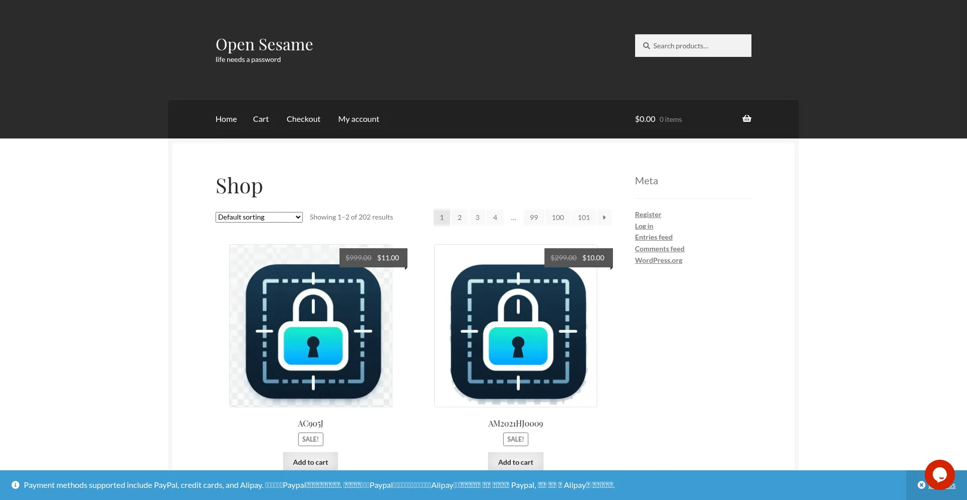 Website screenshot of Mi.263646.xyz