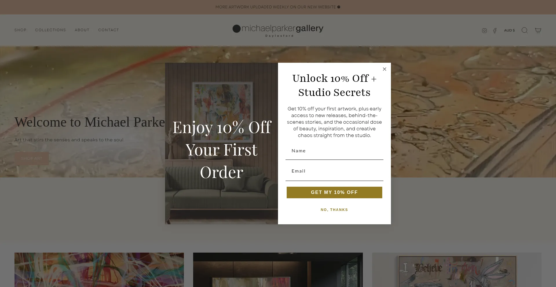 Ist Michaelparkergallery.com.au sicher und vertrauenswürdig?