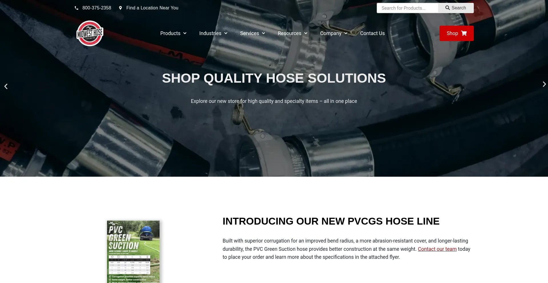 Midwesthose.com Screenshot