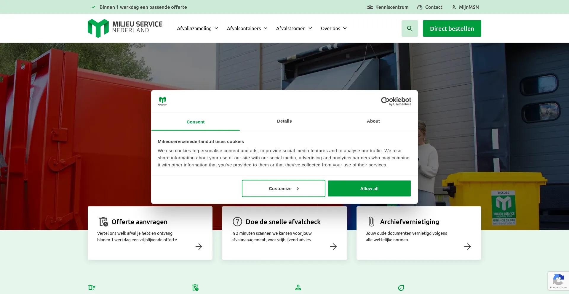 Ist Milieuservice.nl sicher und vertrauenswürdig?
