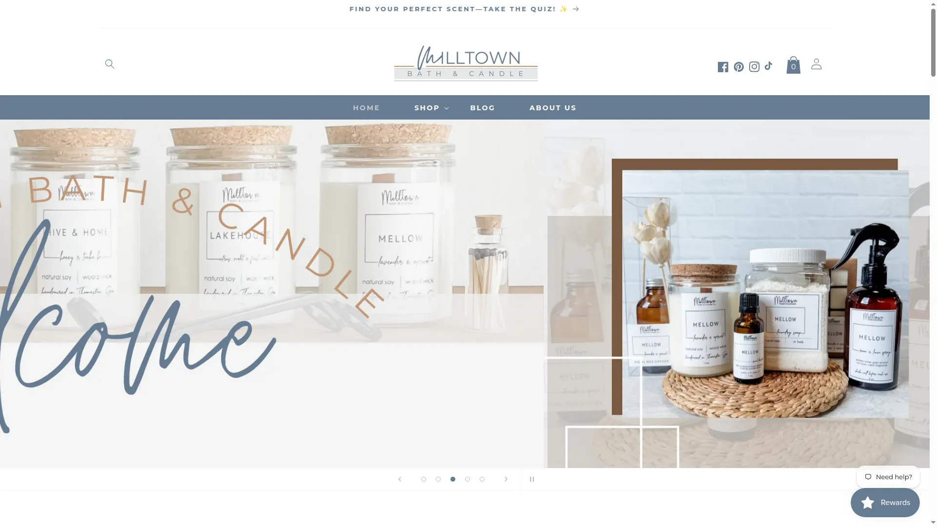 Milltownbathandcandle.com