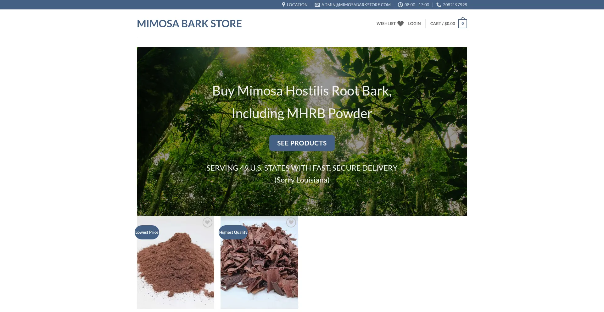 Ist Mimosabarkstore.com sicher und vertrauenswürdig?