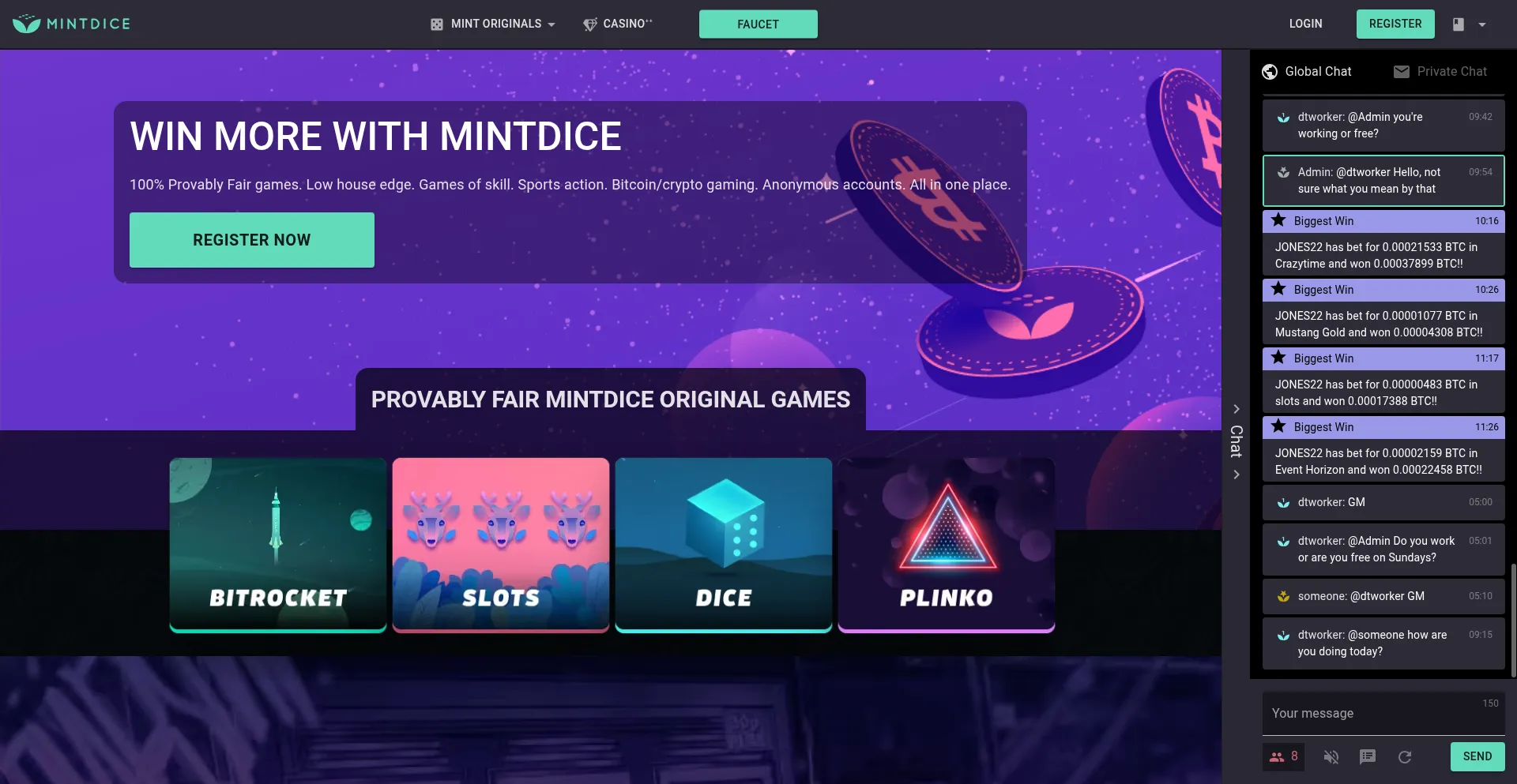 Ist Mintdice.com sicher und vertrauenswürdig?