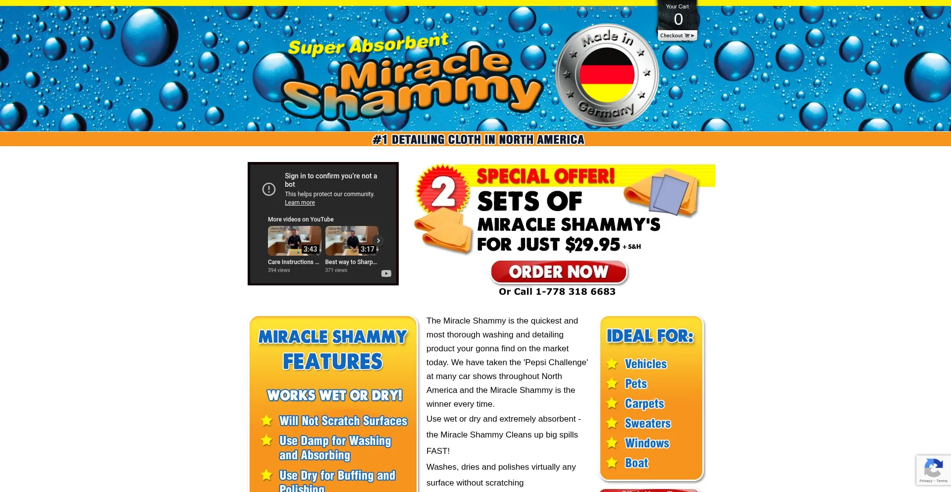 Ist Miracleshammy.com sicher und vertrauenswürdig?