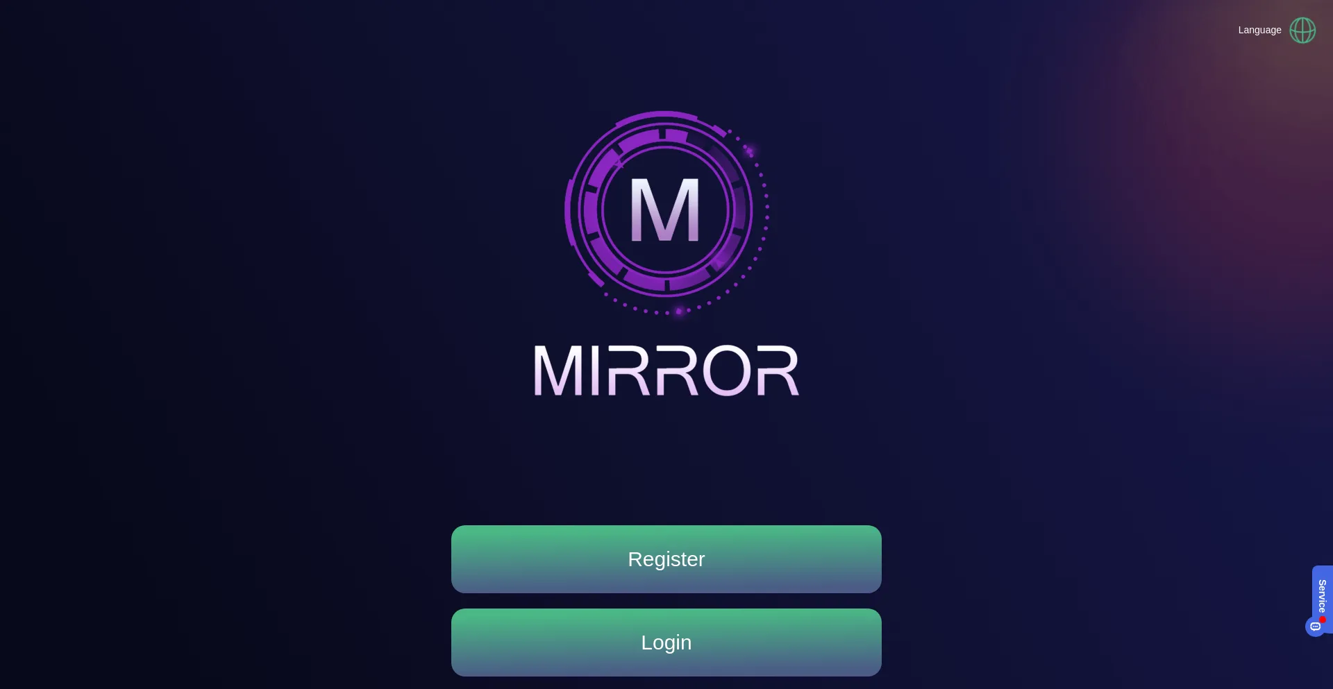 Website screenshot of Mircc.vip