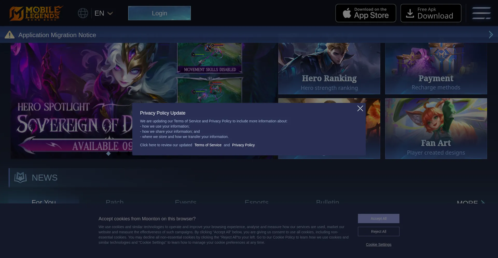 Mobilelegends.com