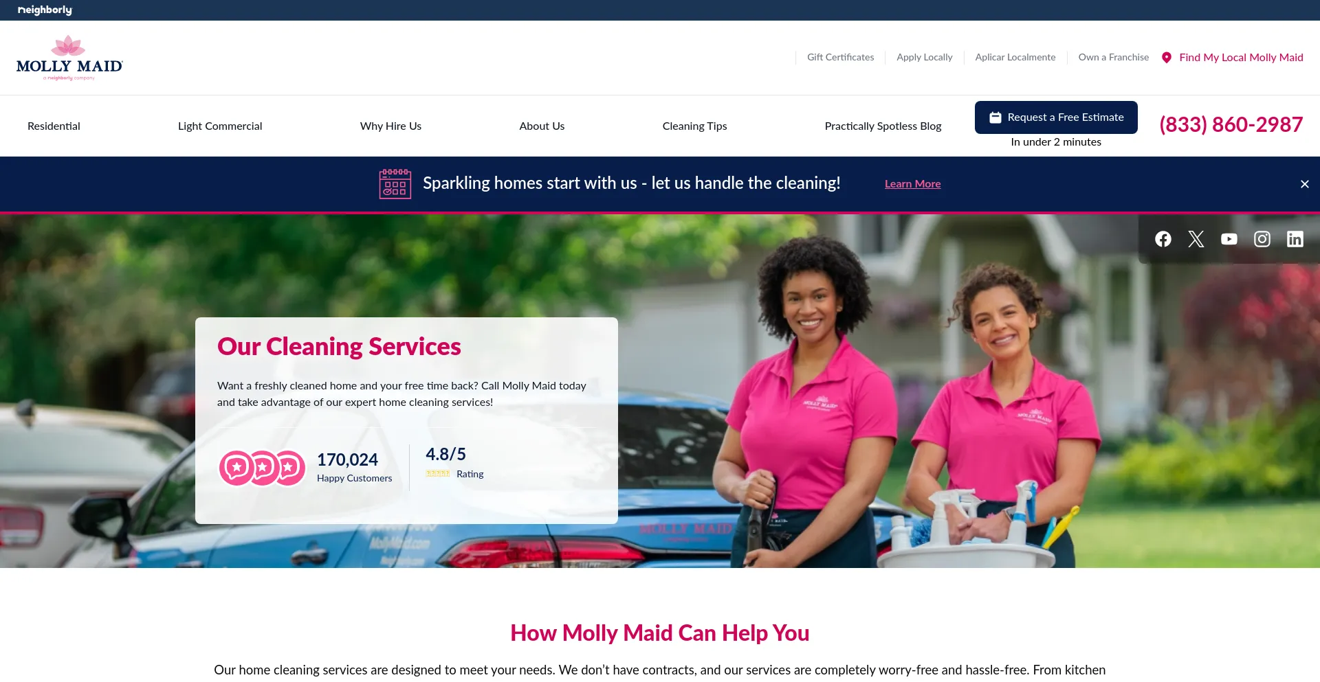 Ist Mollymaid.com sicher und vertrauenswürdig?