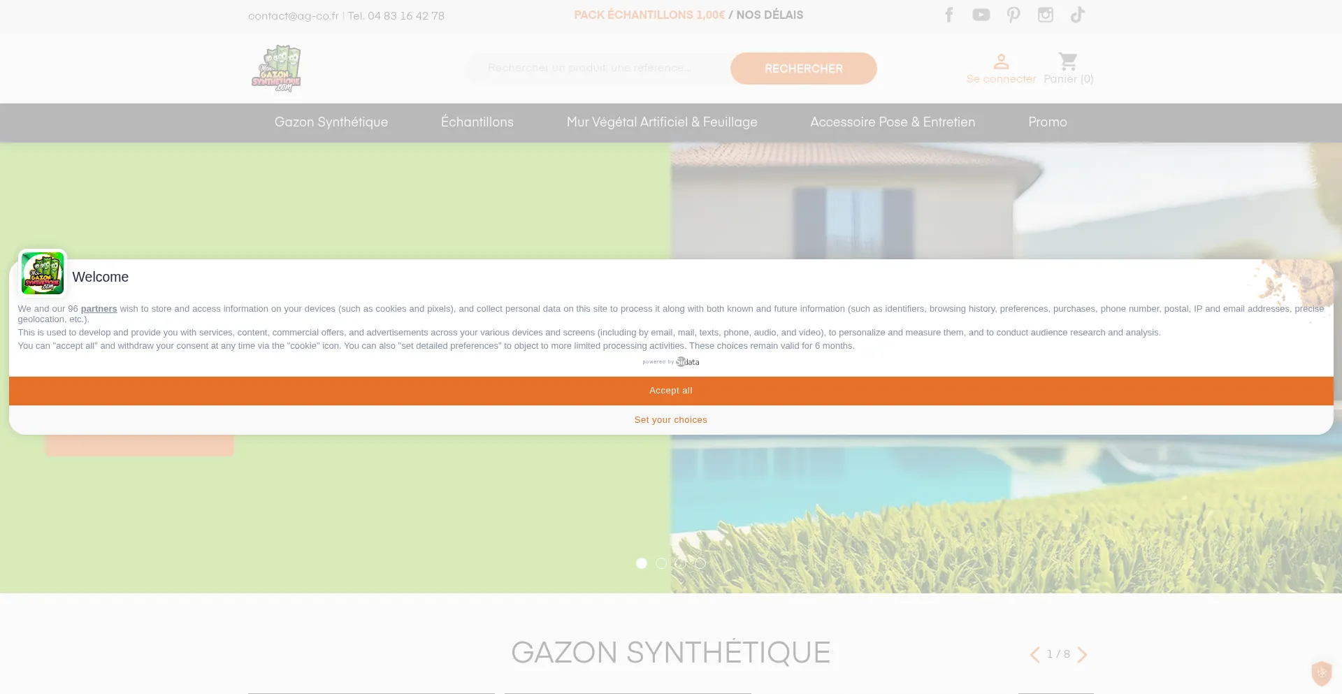 Mon-gazon-synthetique.com Screenshot