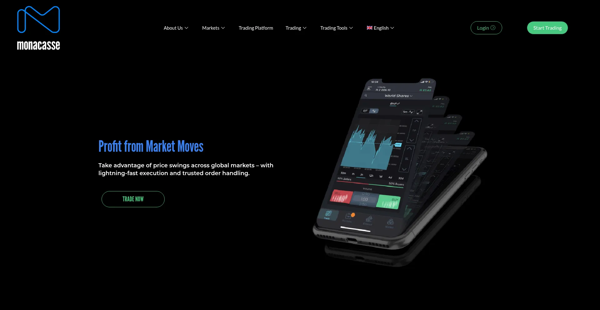 Website screenshot of Monacasse.com