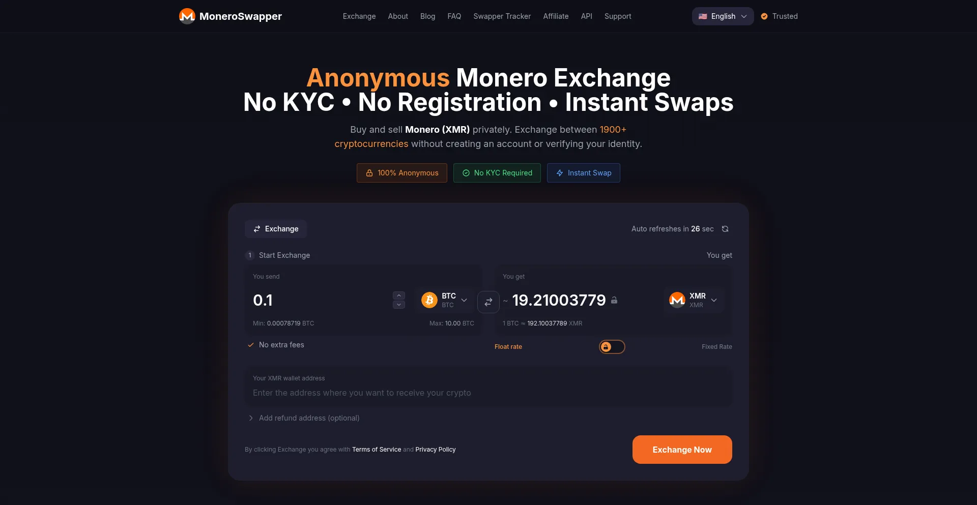 Moneroswapper.io