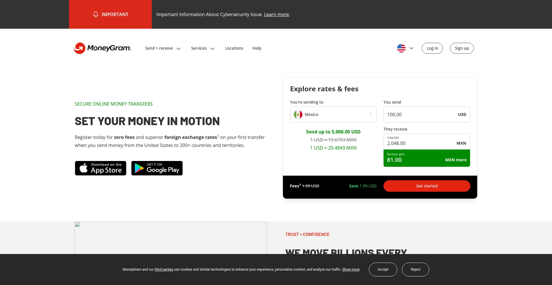 Ist Moneygram.com sicher und vertrauenswürdig?