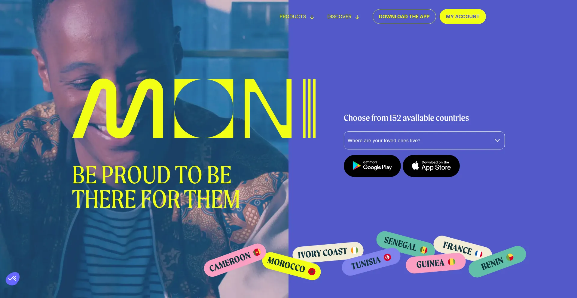 Website screenshot of Monisnap.com