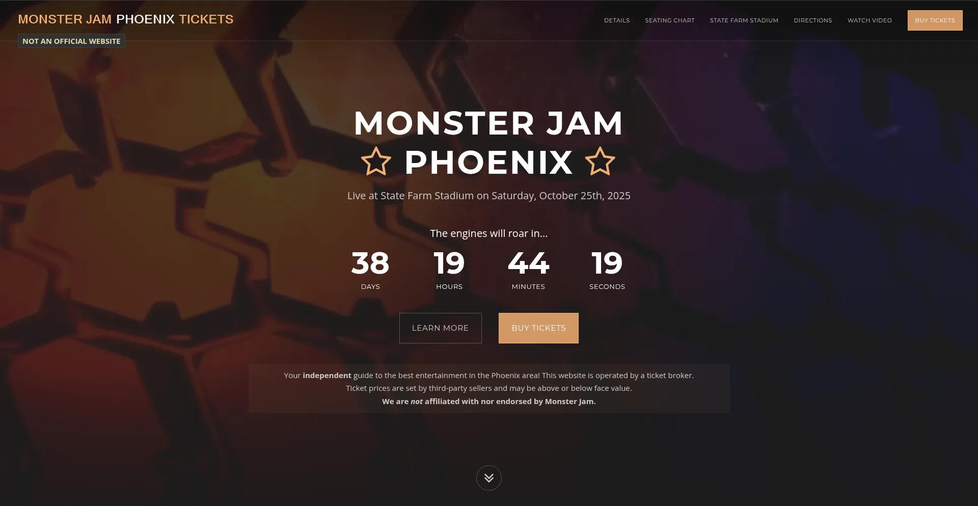 Ist Monsterjamphoenix.com sicher und vertrauenswürdig?