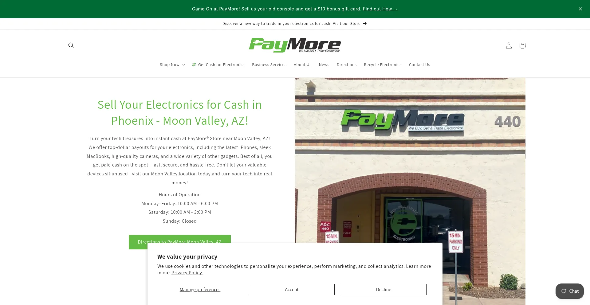 Moonvalleyaz.paymore.com