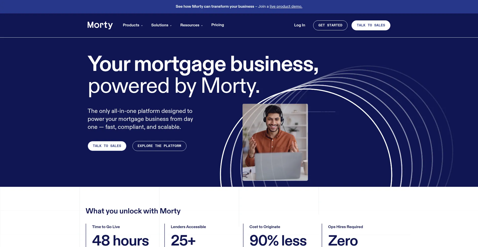 Morty.com Screenshot