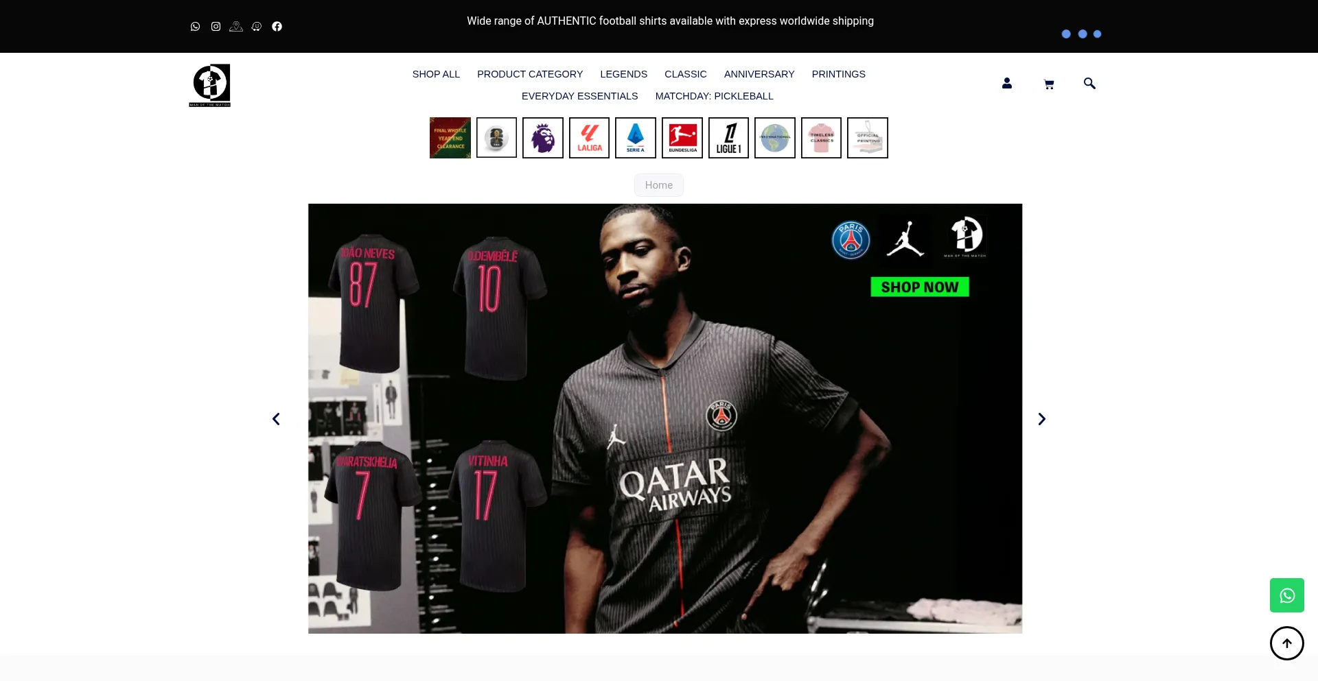 Motmfootballshirts.com