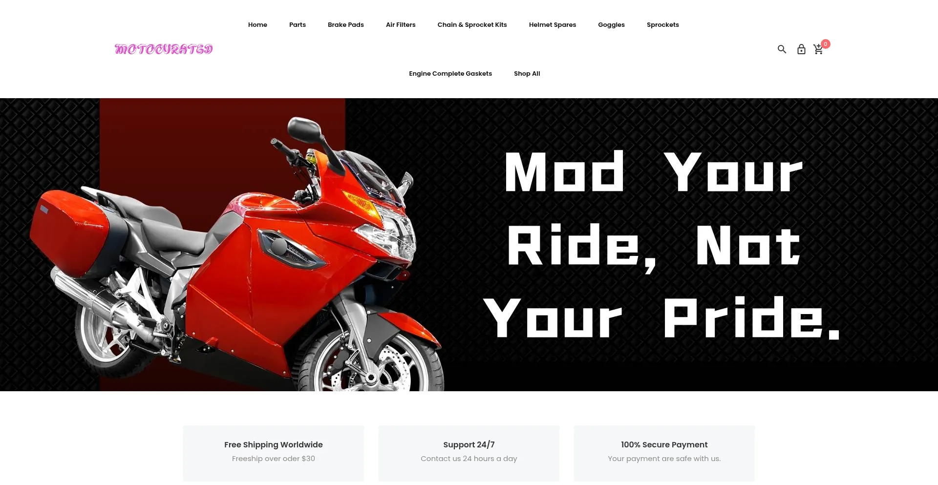 Ist Motocurated.com sicher und vertrauenswürdig?