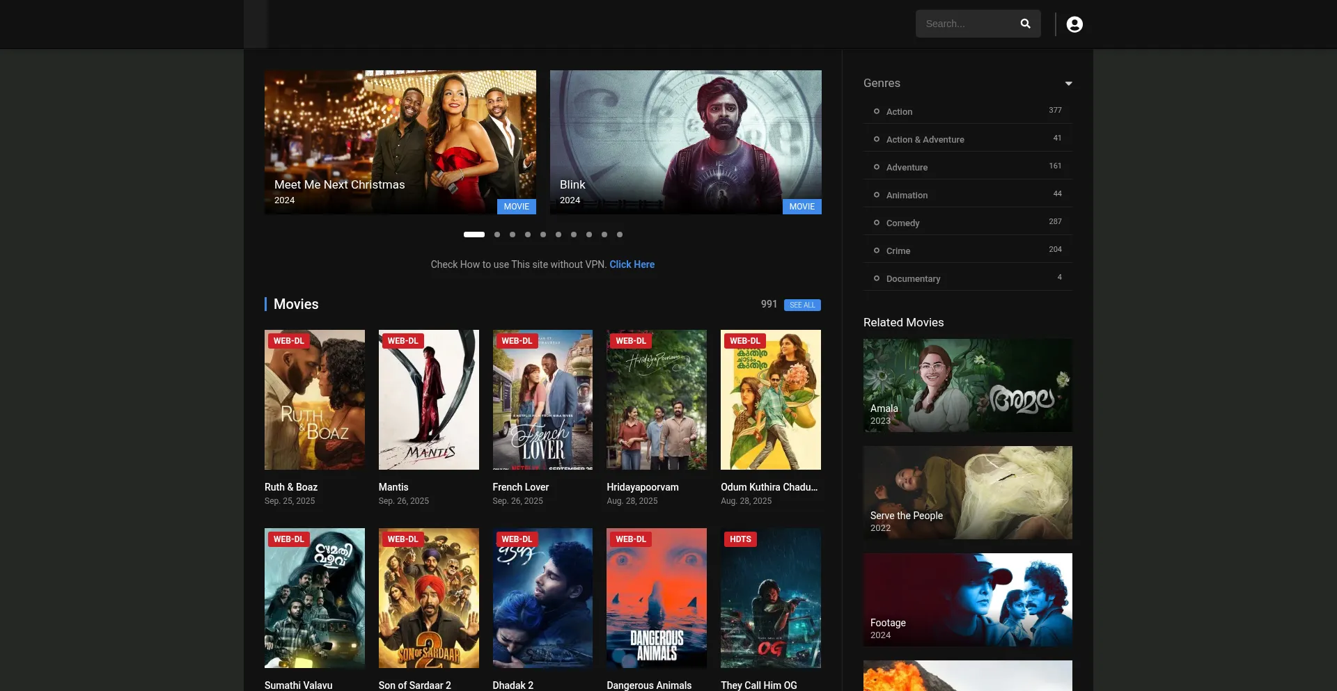 Movieshd4u.live Screenshot