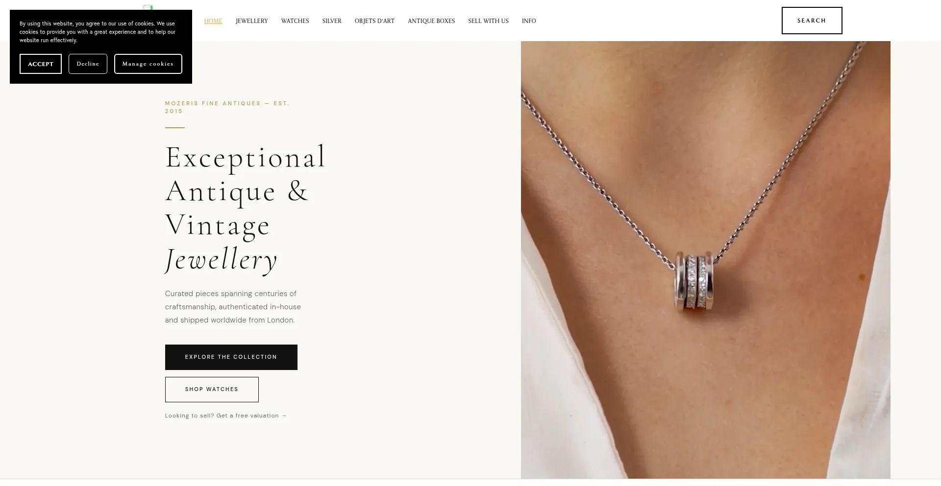 Mozerisfineantiques.com