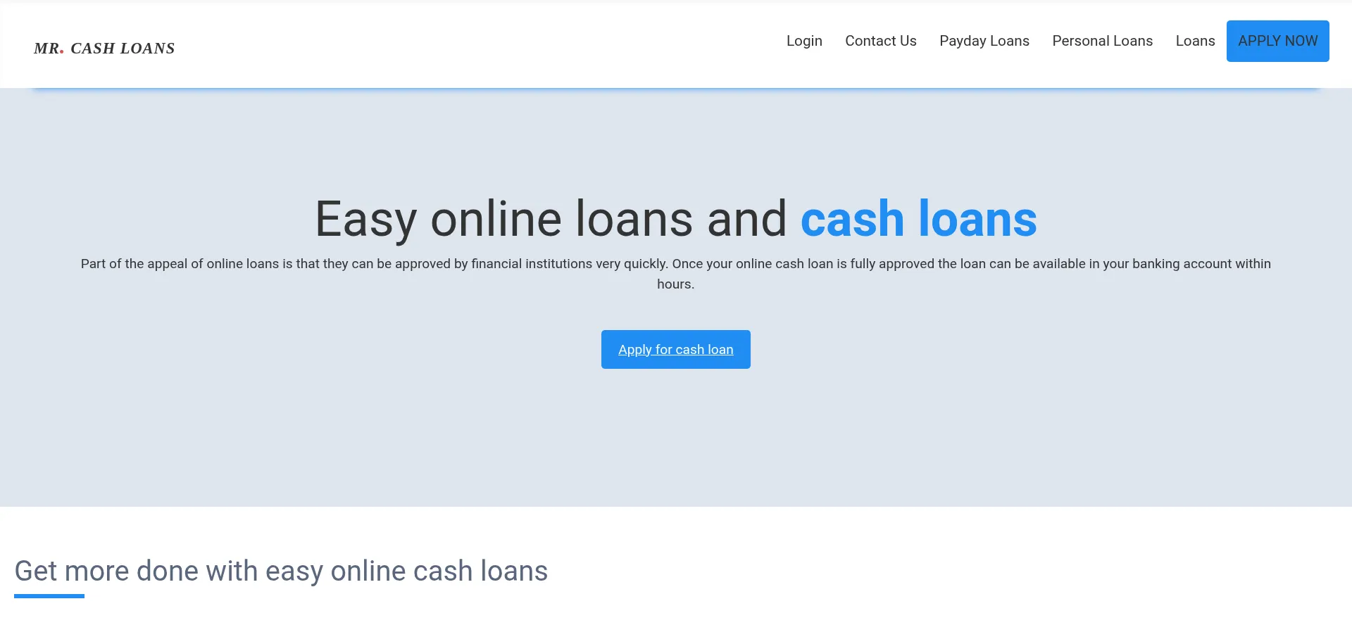 Mrcashloans.co.za