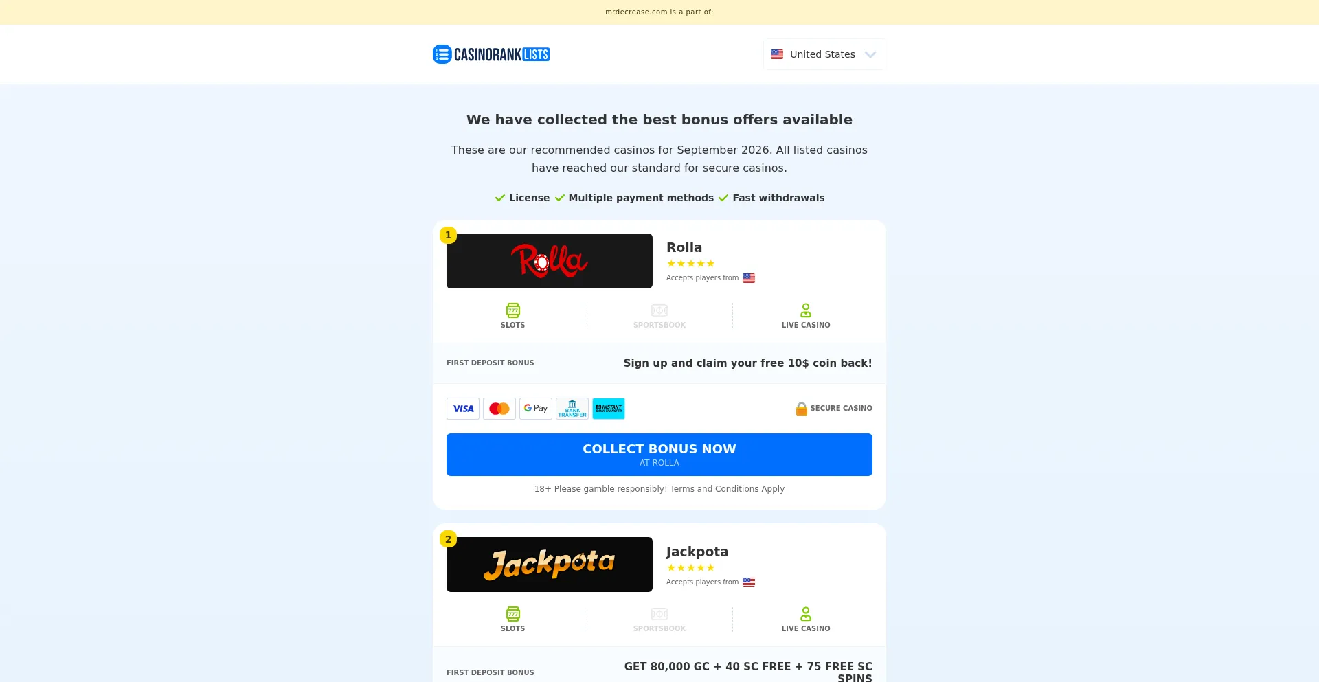 Mrdecrease.com