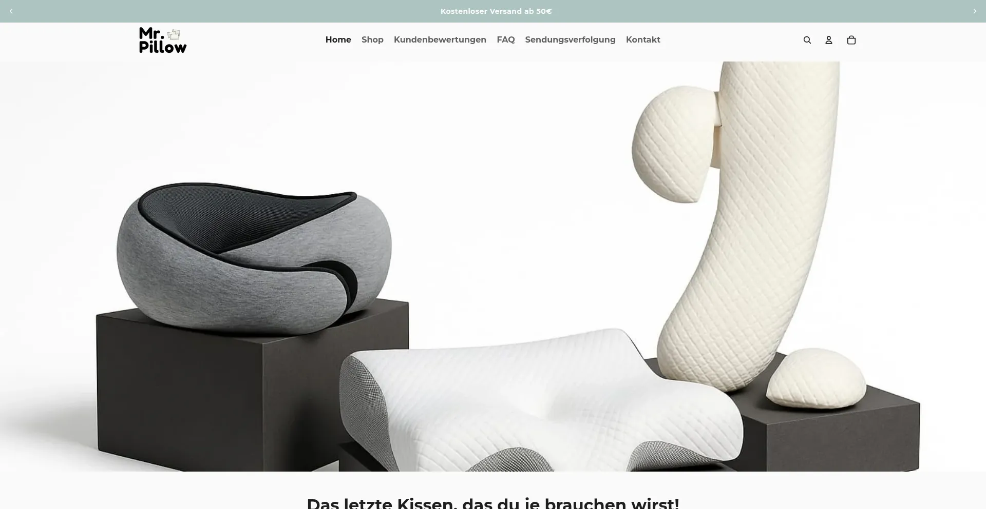 Mrpillow.de Screenshot