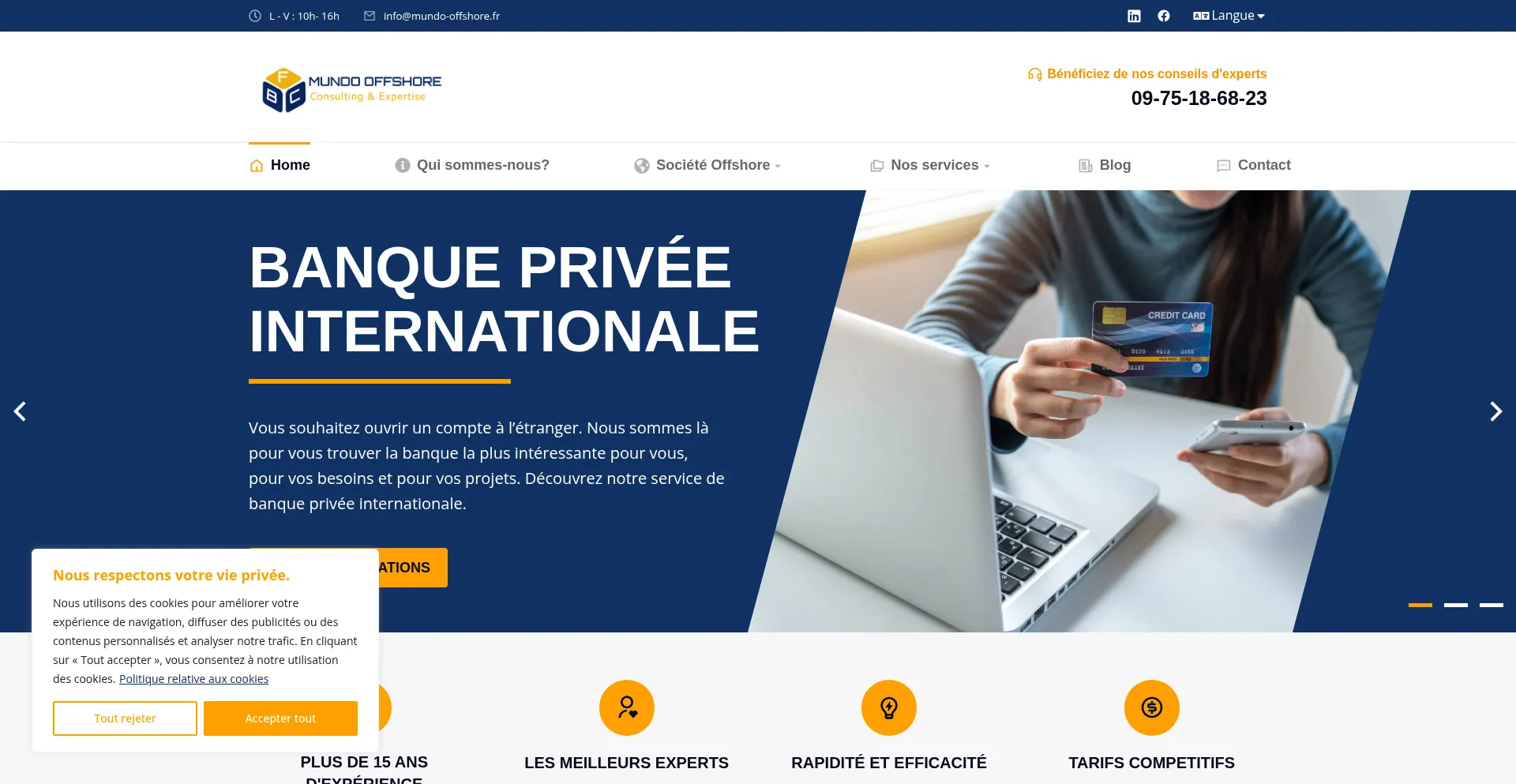 Mundo-offshore.fr Screenshot