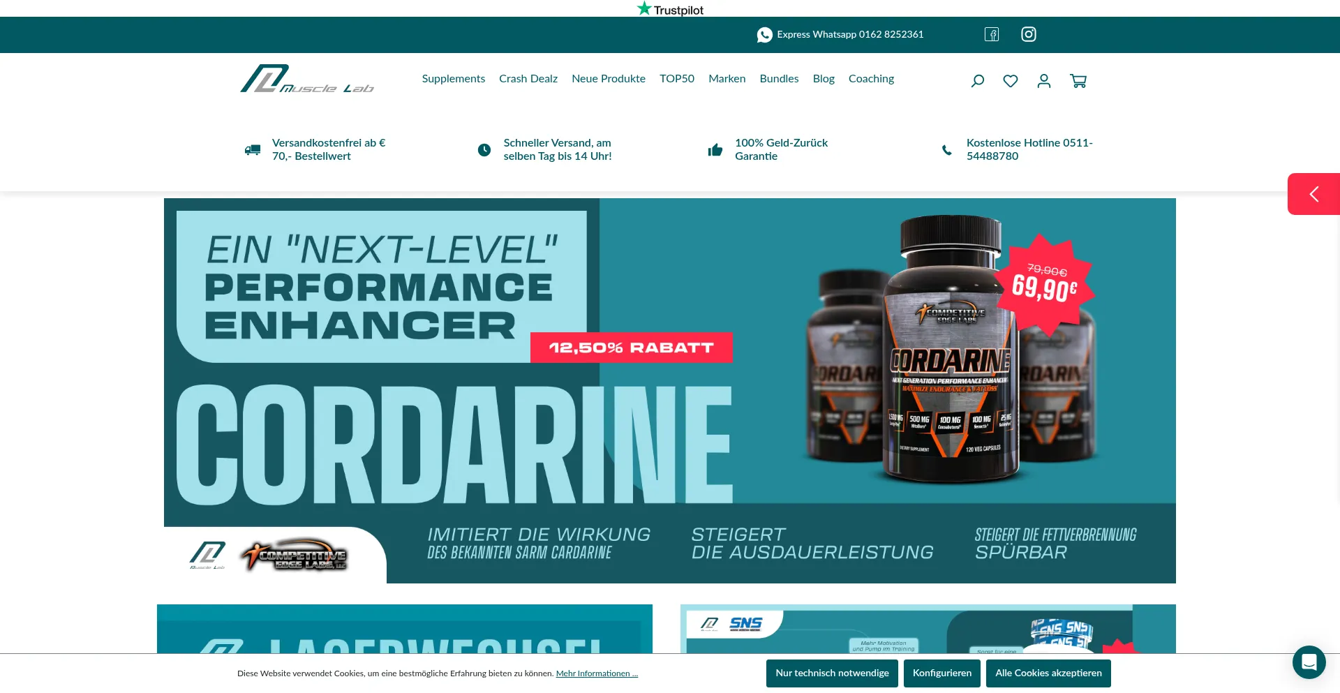 Ist Muscle-lab.de sicher und vertrauenswürdig?