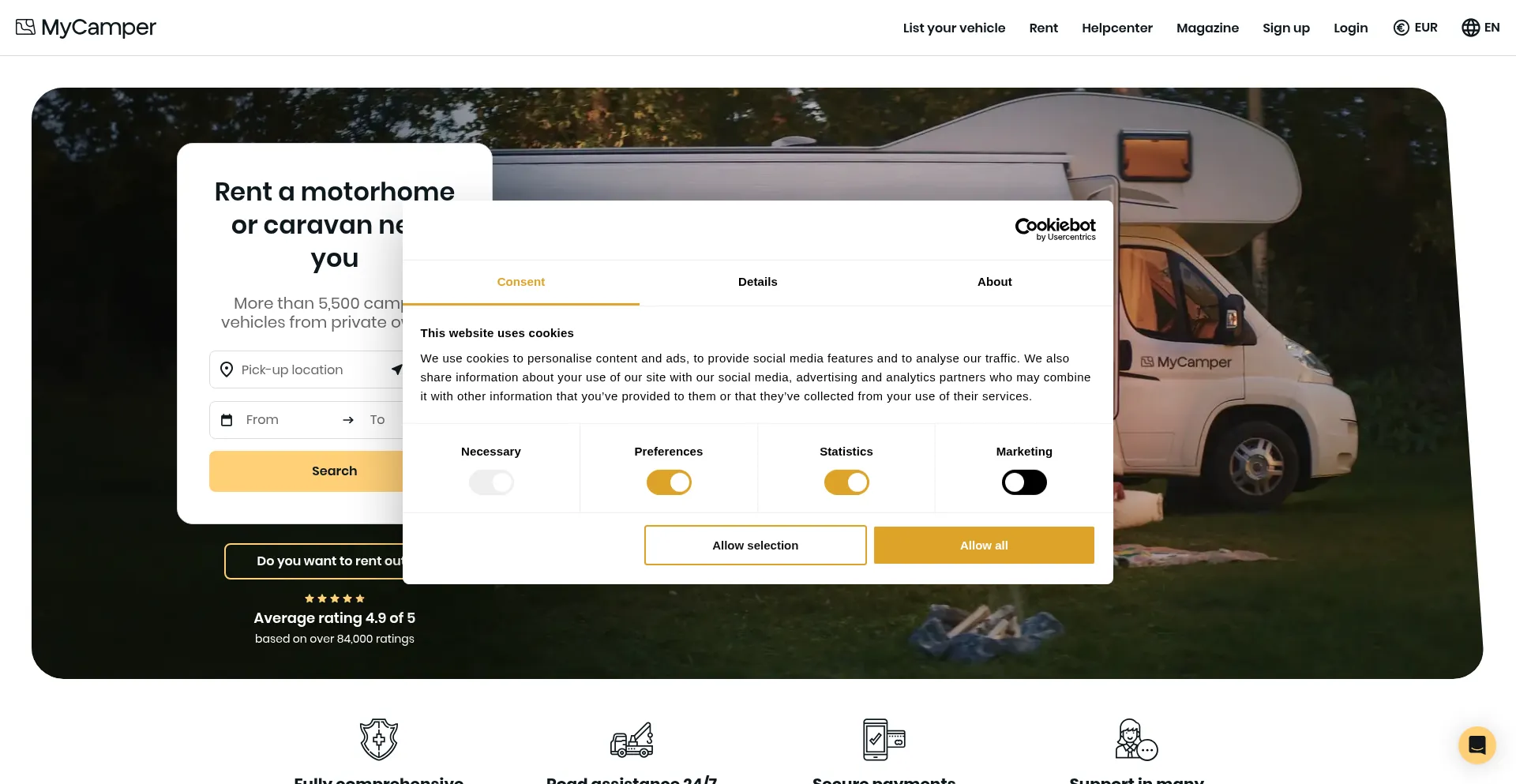 Ist Mycamper.com sicher und vertrauenswürdig?