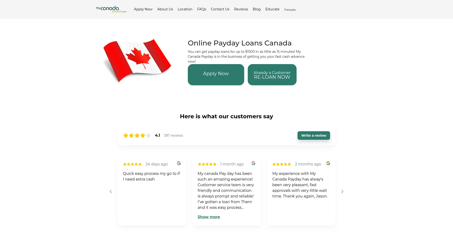 Mycanadapayday.com