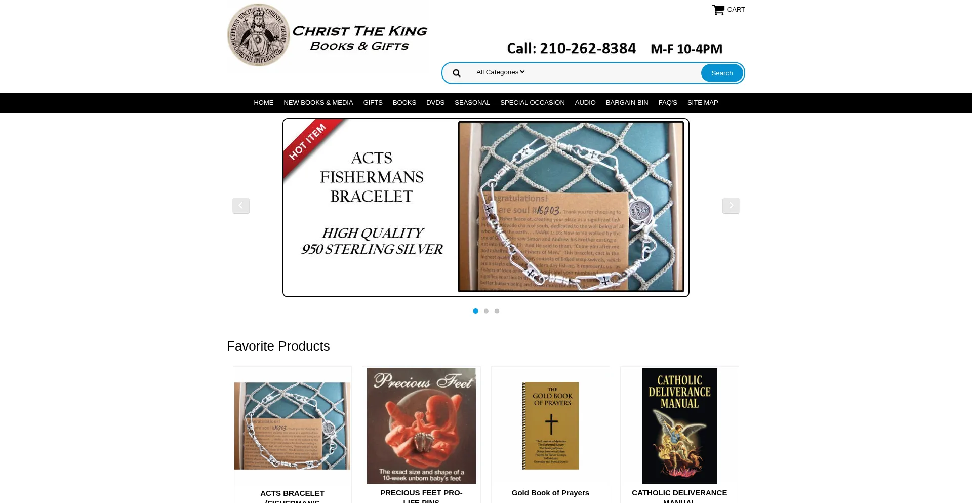 Website screenshot of Mycatholicstore.com