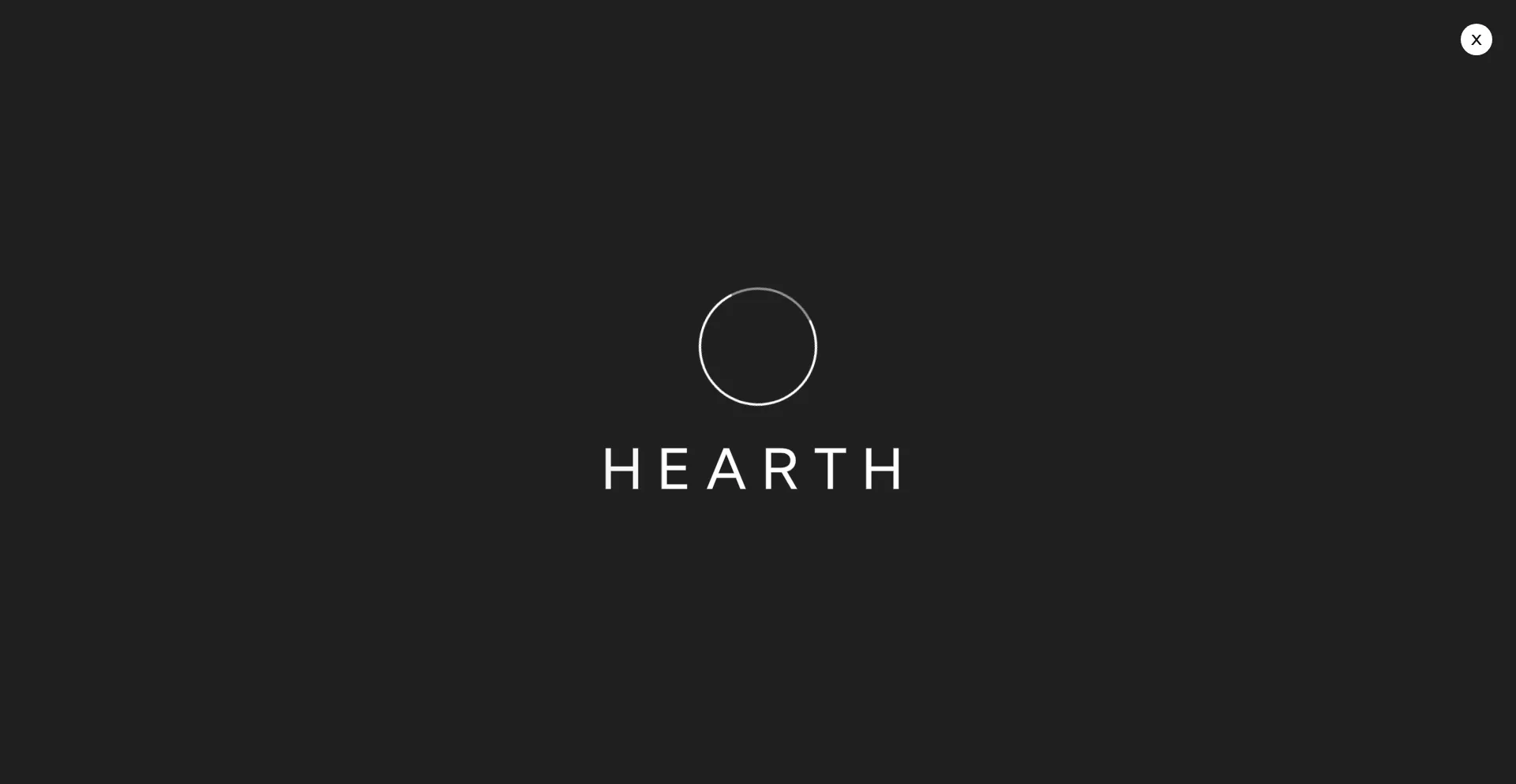 Website screenshot of Myhearthcafe.com