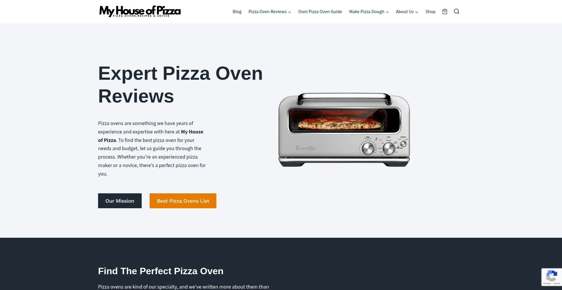 Website screenshot of Myhouseofpizza.com