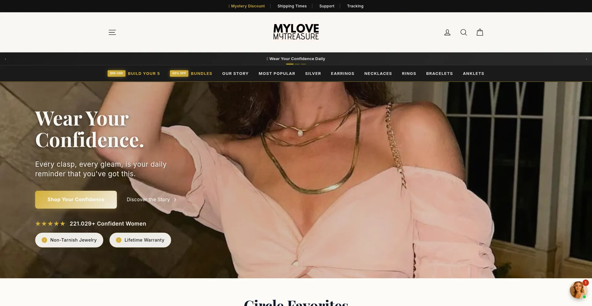 Website screenshot of Mylovemytreasure.com