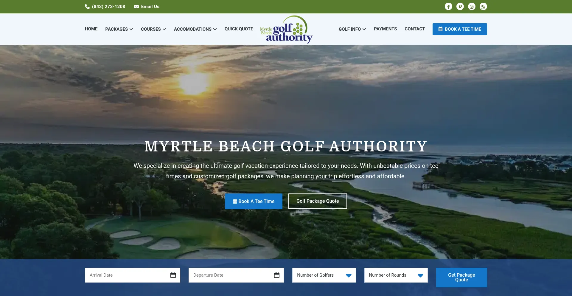 Ist Myrtlebeachgolfauthority.com sicher und vertrauenswürdig?