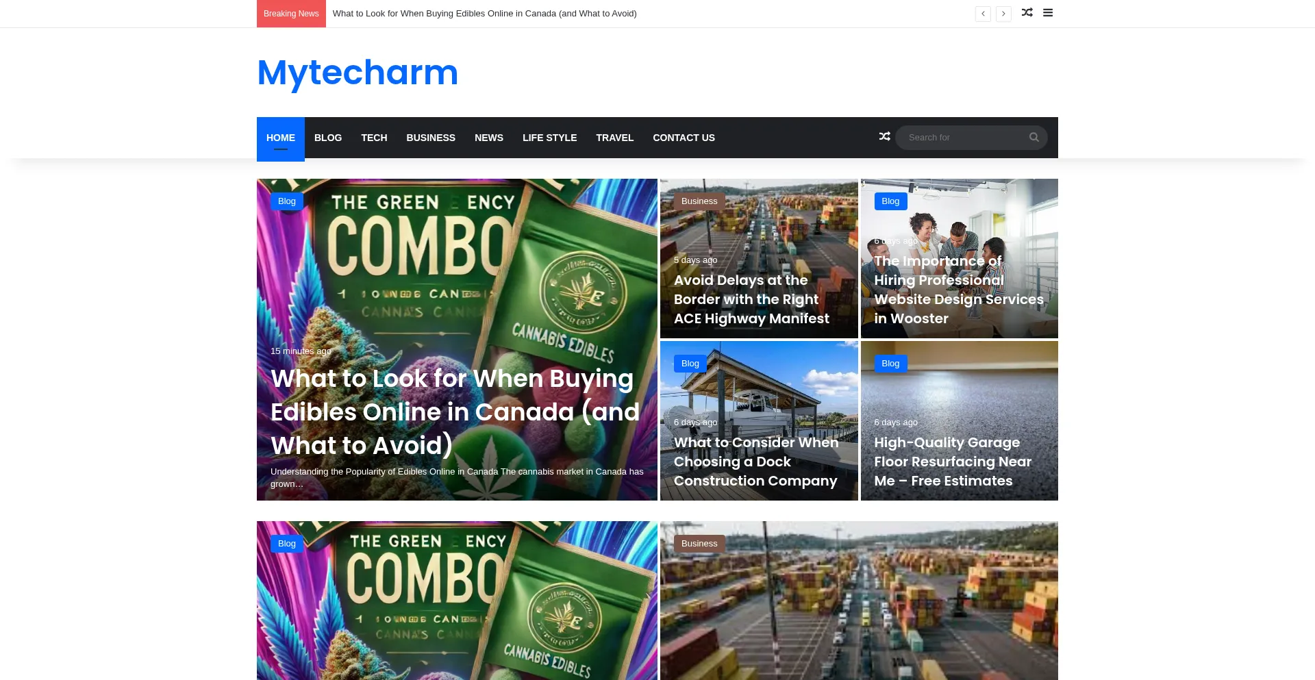 Mytecharm.org Screenshot