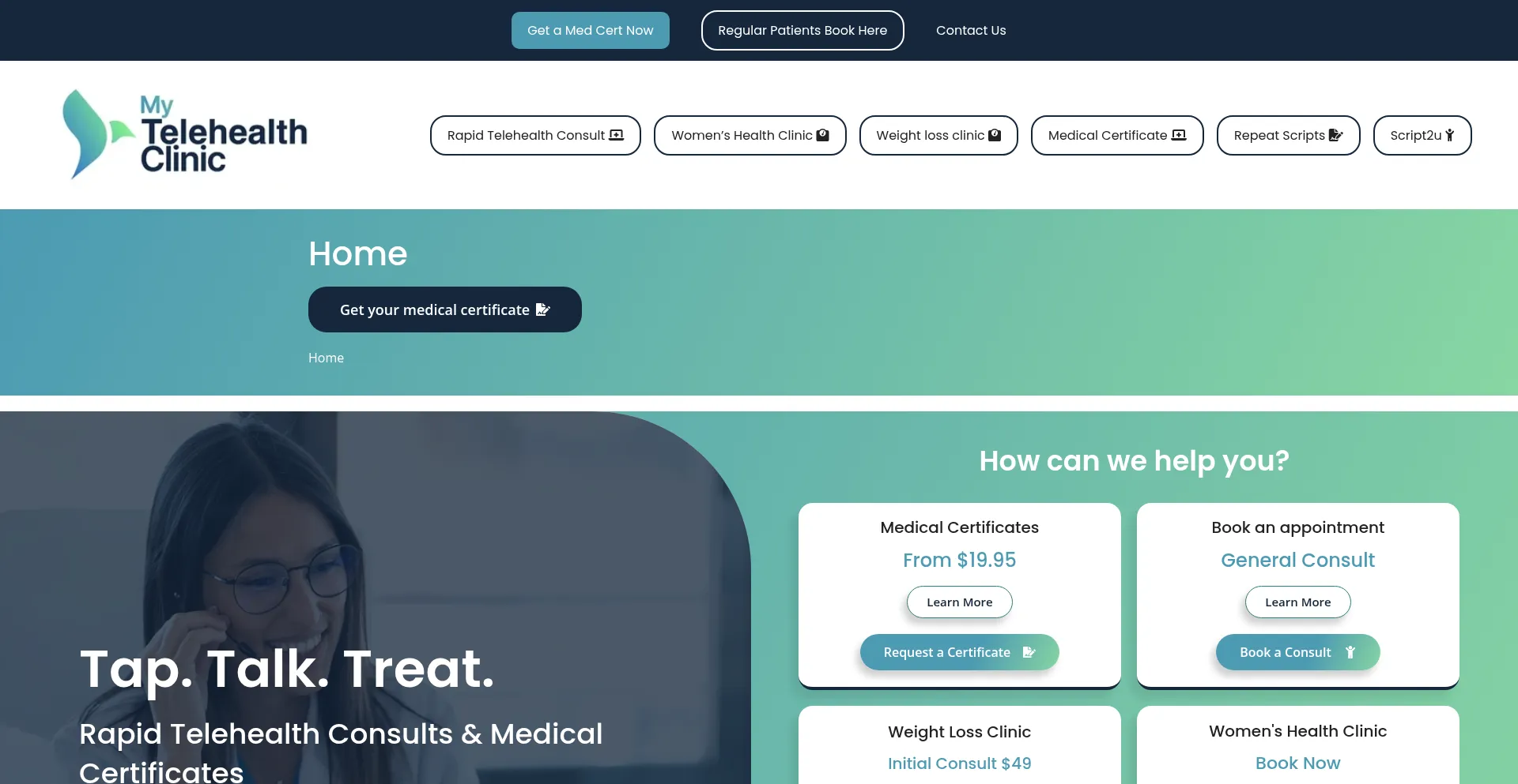 Mytelehealthclinic.com