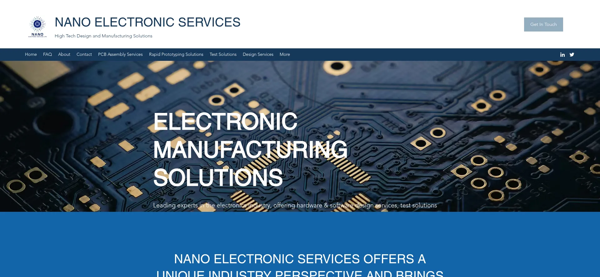 Nanoelectronicservices.com