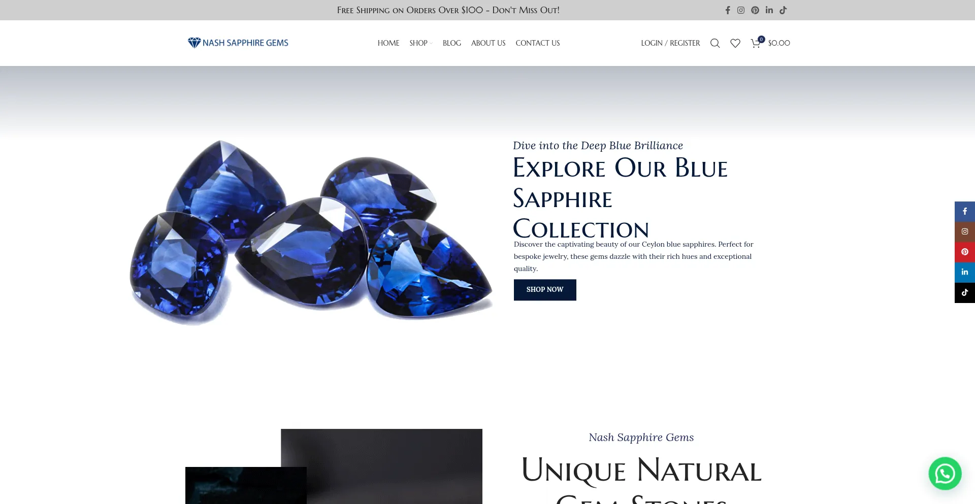 Ist Nashsapphiregems.com sicher und vertrauenswürdig?