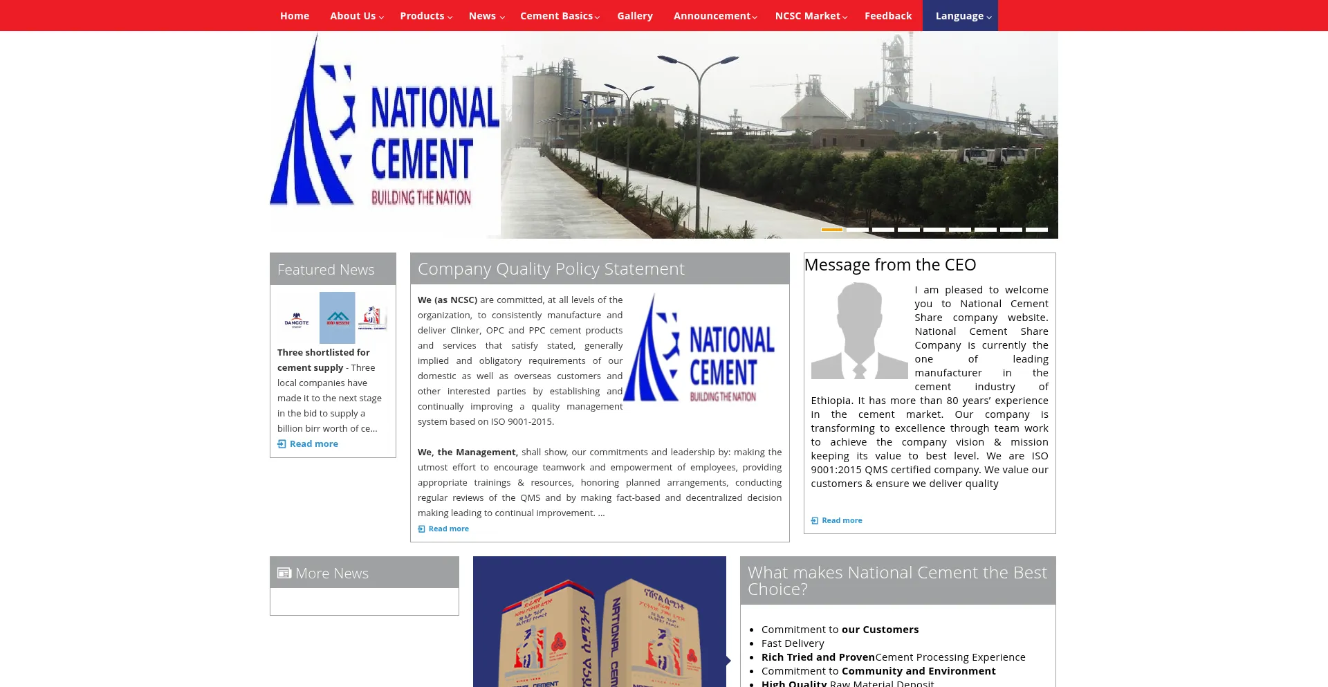 Nationalcementsc.com