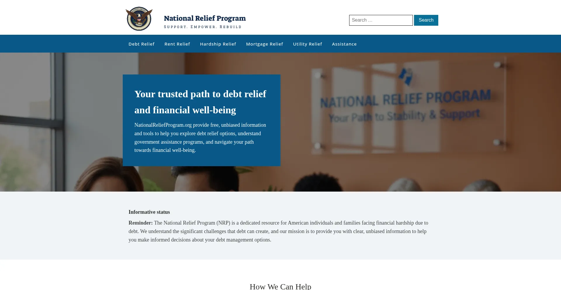 Nationalreliefprogram.org