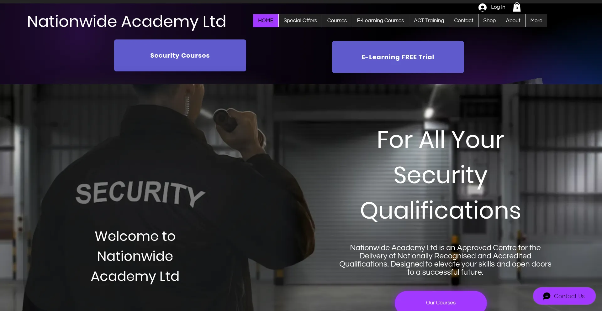 Nationwide-academy.co.uk Screenshot